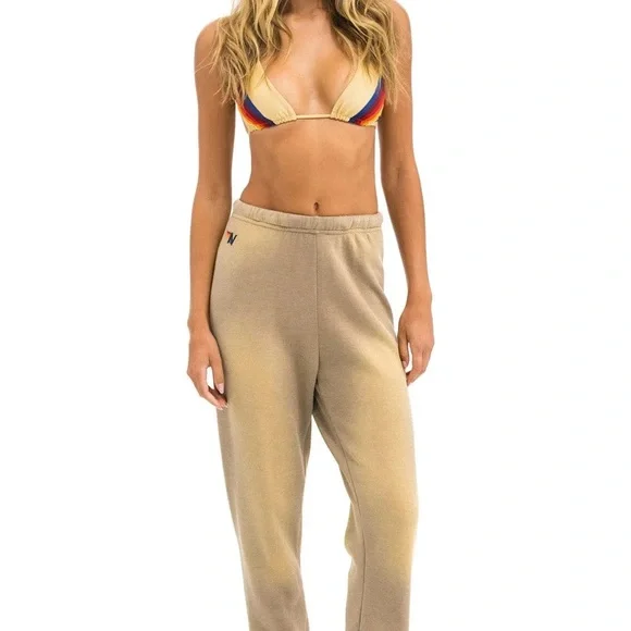 Aviator Nation Faded Tan set